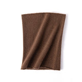 100% Cashmere Infinity Scarf Cashmere Neck Gaiter Seamless Loop Scarf Brown M