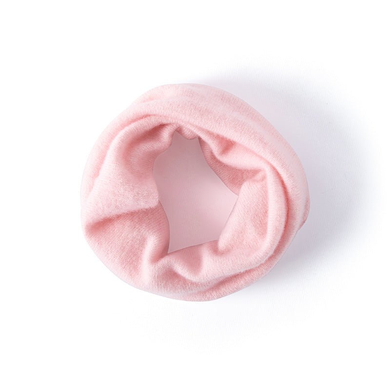 100% Cashmere Infinity Scarf Cashmere Neck Gaiter Seamless Loop Scarf Pink M