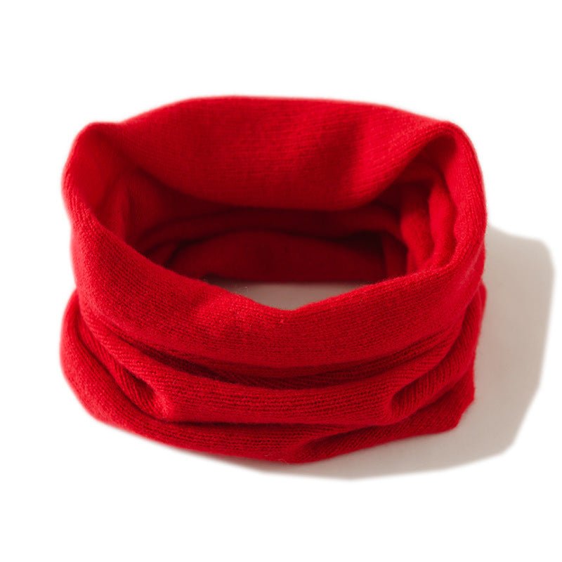 Pure Cashmere Lightweight Neck Warmer Neck Gaiter Red M