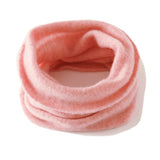 Pure Cashmere Lightweight Neck Warmer Neck Gaiter Pink M
