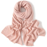 100% Cashmere Scarf For Women And Men Pure Cashmere Winter Scarf Gift Pink L