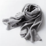 100% Cashmere Scarf For Women And Men Pure Cashmere Winter Scarf Gift Gray L