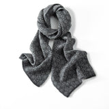 Geometric Cashmere Scarf For Women Floral Cashmere Wraps Dark Gray L