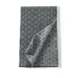 Geometric Cashmere Scarf For Women Floral Cashmere Wraps Dark Gray L