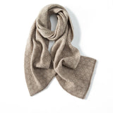 Geometric Cashmere Scarf For Women Floral Cashmere Wraps Taupe L