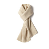100% Cashmere Scarf Luxury Lightweight Cashmere Wrap Scarf Beige M