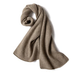 100% Cashmere Scarf Luxury Lightweight Cashmere Wrap Scarf Taupe M