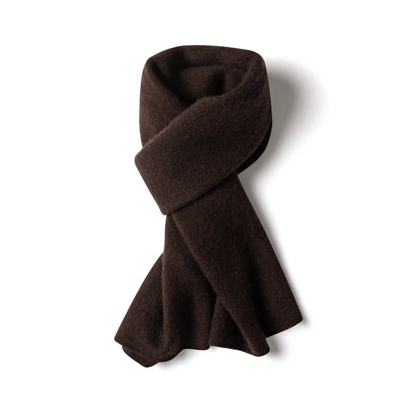 100% Cashmere Scarf Luxury Lightweight Cashmere Wrap Scarf Brown M