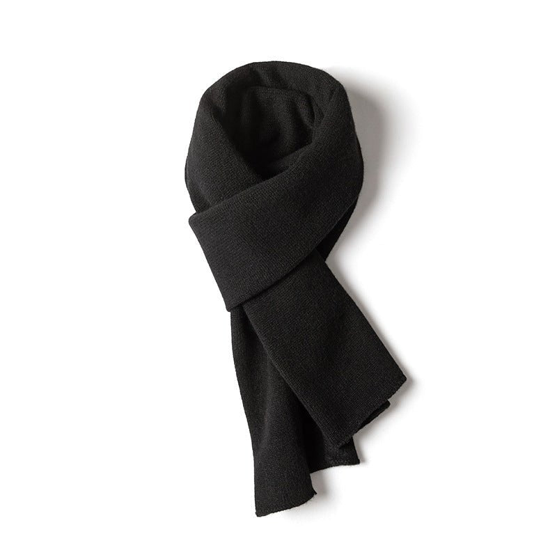 100% Cashmere Scarf Luxury Lightweight Cashmere Wrap Scarf Black M
