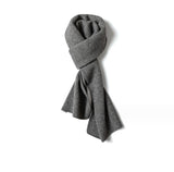 100% Cashmere Scarf Luxury Lightweight Cashmere Wrap Scarf Dark Gray M