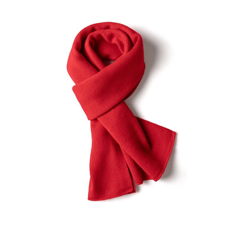 100% Cashmere Scarf Luxury Lightweight Cashmere Wrap Scarf Red M