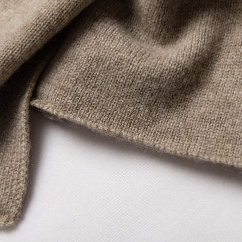 100% Cashmere Scarf Luxury Lightweight Cashmere Wrap Scarf Taupe M