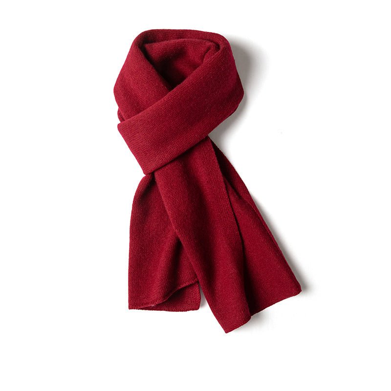 100% Cashmere Scarf Luxury Lightweight Cashmere Wrap Scarf Claret M