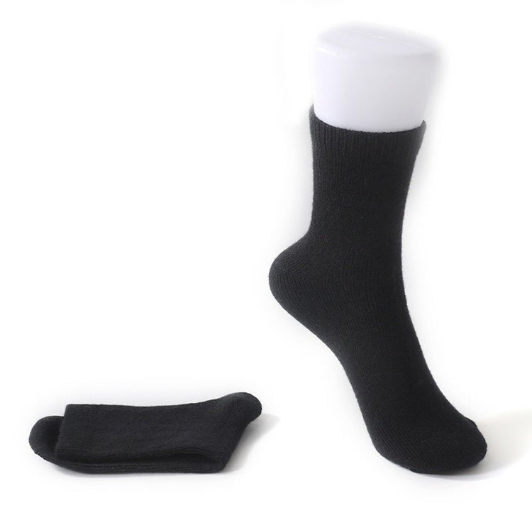 100% Cashmere Winter Socks Cashmere Thermal Socks Home and Sleep Socks Black M