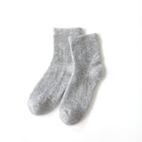 100% Cashmere Winter Socks Cashmere Thermal Socks Home and Sleep Socks Gray M