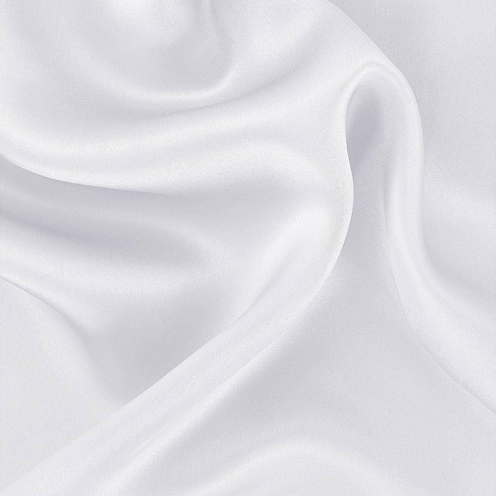 100% Mulberry 25 Momme Oxford Envelope Silk Pillowcase White Standard (20" * 26")