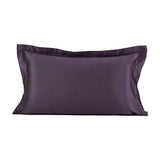 100% Mulberry 25 Momme Oxford Envelope Silk Pillowcase Deep Purple Standard (20" * 26")