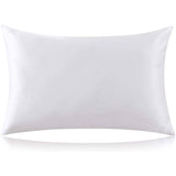 100% Mulberry 25 Momme Silk Pillowcase With Hidden Zipper Ivory Standard (20" * 26")