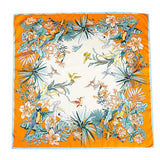 100% Pure Mulberry Silk Square Head Scarf For Women Style - 8 M