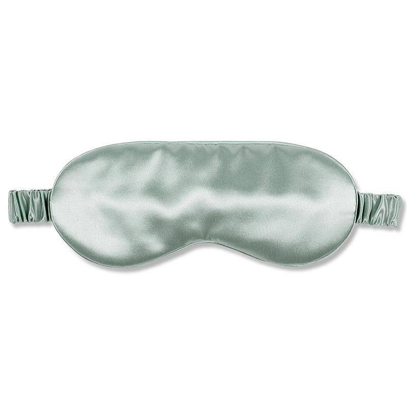 100% Silk Sleep Mask With Elastic Strap Night Eye Mask Gray M