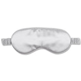 100% Silk Sleep Mask With Elastic Strap Night Eye Mask Gray M