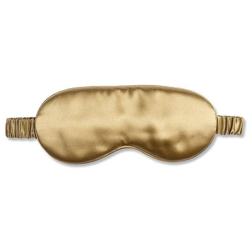 100% Silk Sleep Mask With Elastic Strap Night Eye Mask Gray M
