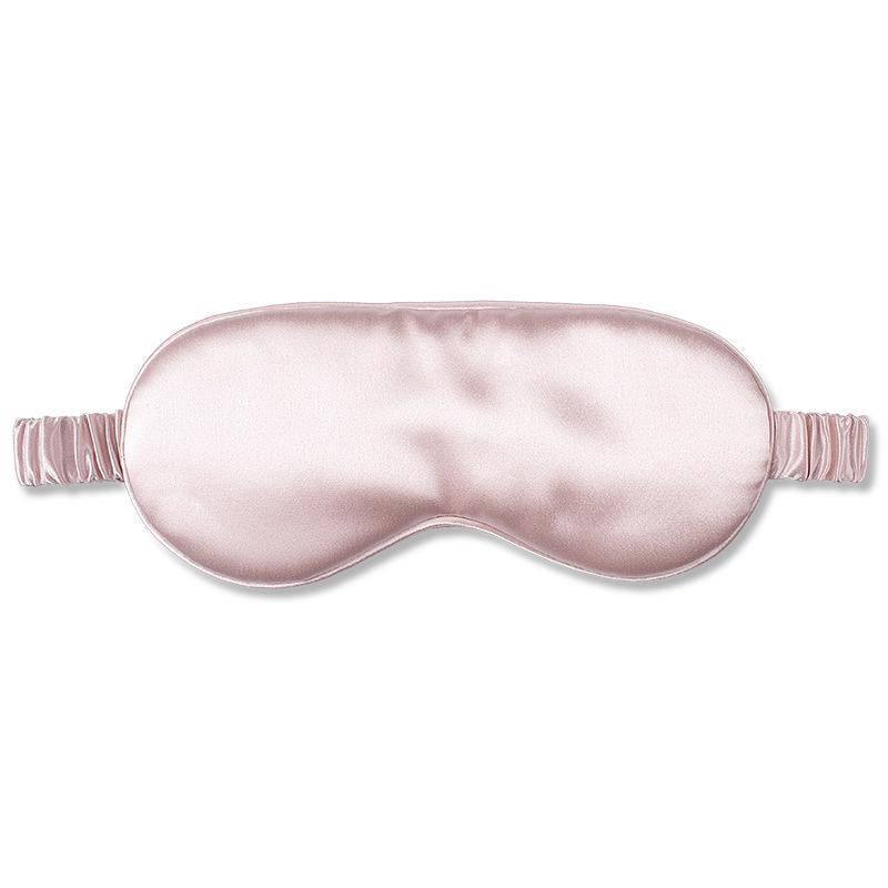 100% Silk Sleep Mask With Elastic Strap Night Eye Mask Pink M