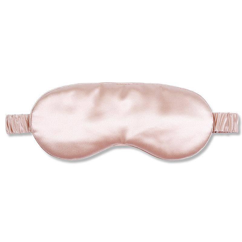 100% Silk Sleep Mask With Elastic Strap Night Eye Mask Champagne M