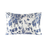 19 Momme Housewife Silk Pillowcase Hidden Zipper Assorted Floral Prints White Standard (20" * 26")
