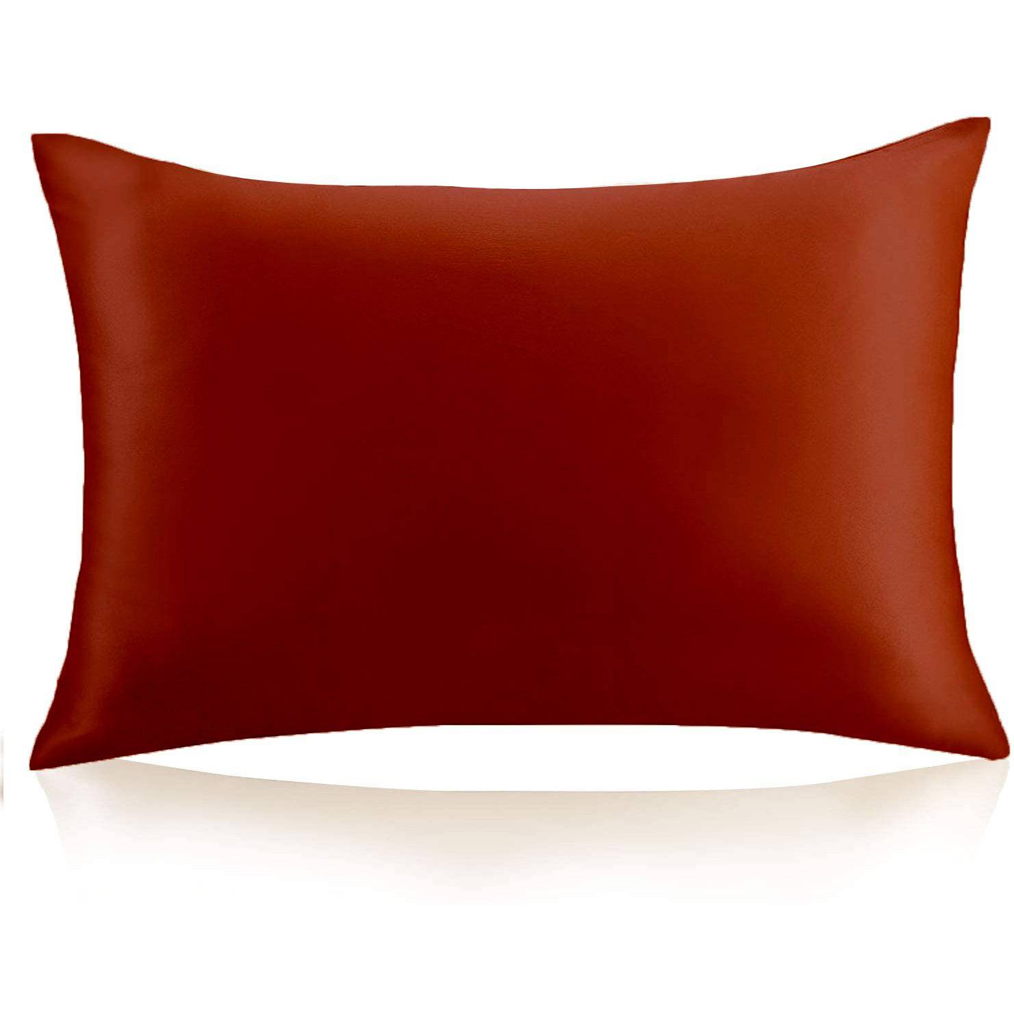 19/22 Momme Housewife Silk Pillowcase with Hidden Zipper Navy Blue Standard (20" * 26")