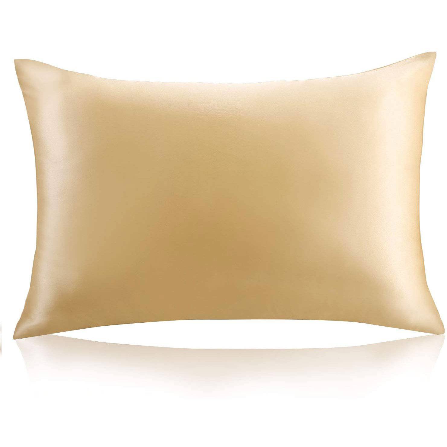 19/22 Momme Housewife Silk Pillowcase with Hidden Zipper Gold Standard (20" * 26")