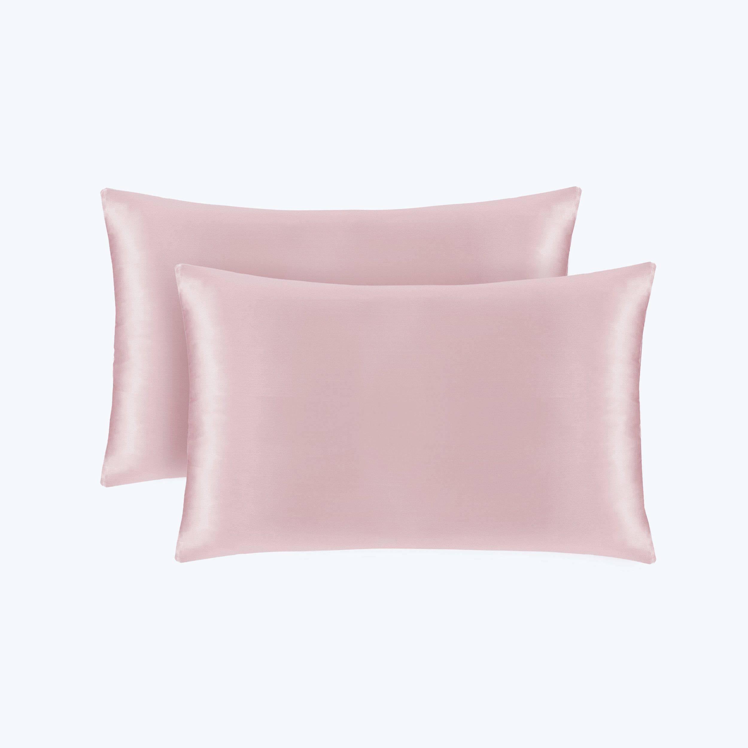 19/22 Momme Silk Pillowcase With Hidden Zipper Bundle 2 Pale Turquoise Standard (20" * 26")