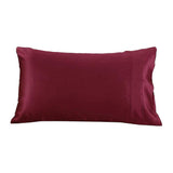 19/22Momme Housewife Envelope Silk Pillowcase Claret Standard (20" * 26")