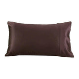 19/22Momme Housewife Envelope Silk Pillowcase Chocolate Standard (20" * 26")
