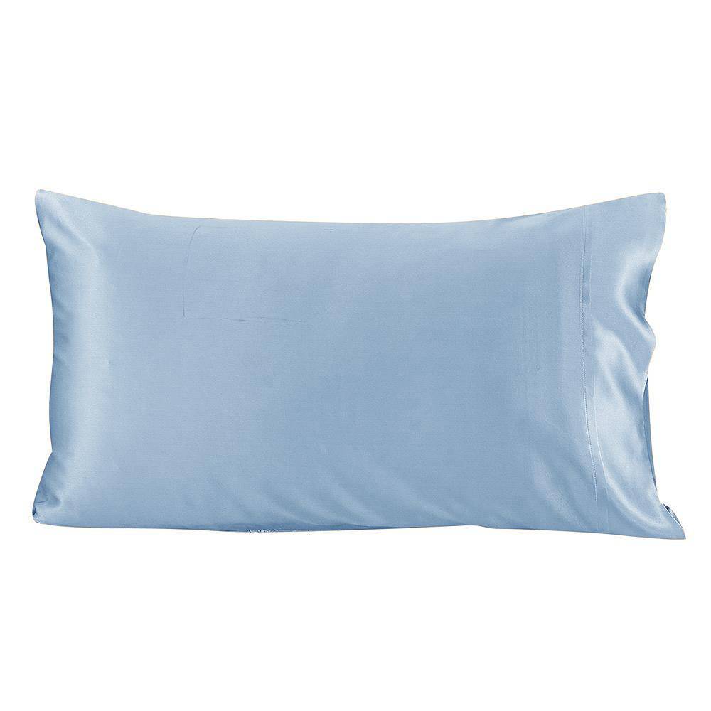19/22Momme Housewife Envelope Silk Pillowcase Light Blue Standard (20" * 26")