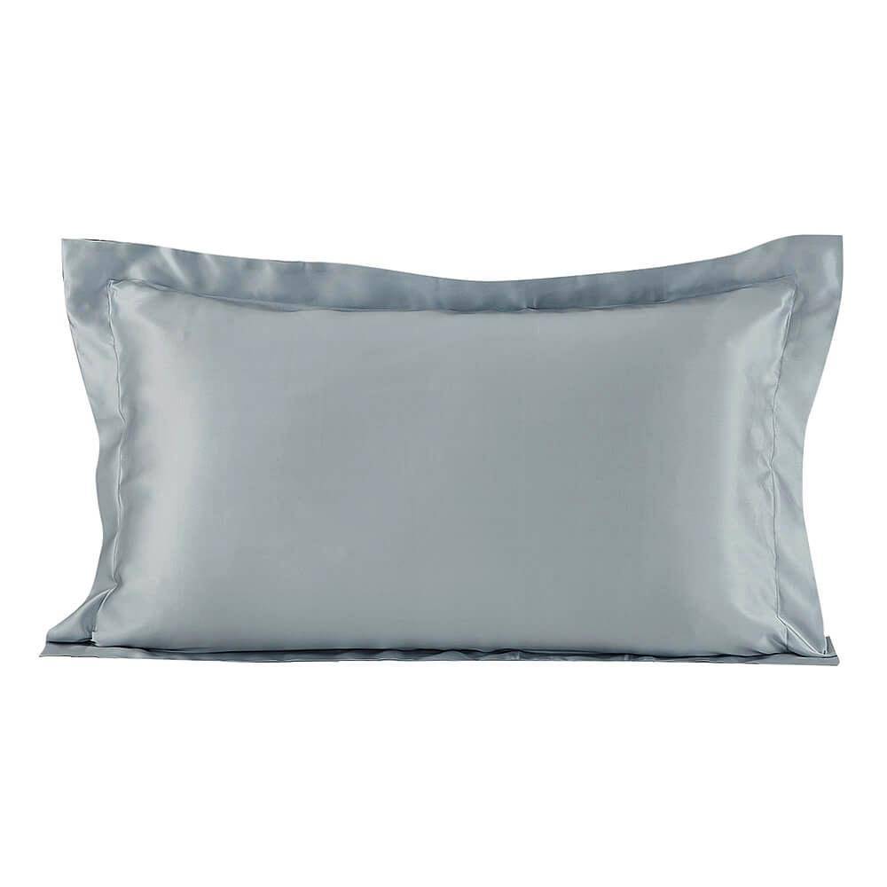 19/22Momme Oxford Envelope Silk Pillowcase Silver Gray Standard (20" * 26")
