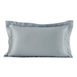 19/22Momme Oxford Envelope Silk Pillowcase Silver Gray Standard (20" * 26")
