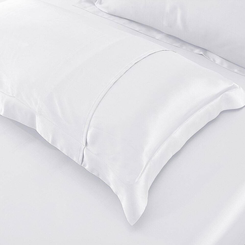 19/22Momme Oxford Envelope Silk Pillowcase Pale Turquoise Standard (20" * 26")