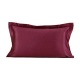 19/22Momme Oxford Envelope Silk Pillowcase Claret Standard (20" * 26")