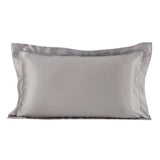 19/22Momme Oxford Envelope Silk Pillowcase Silver Gray Standard (20" * 26")