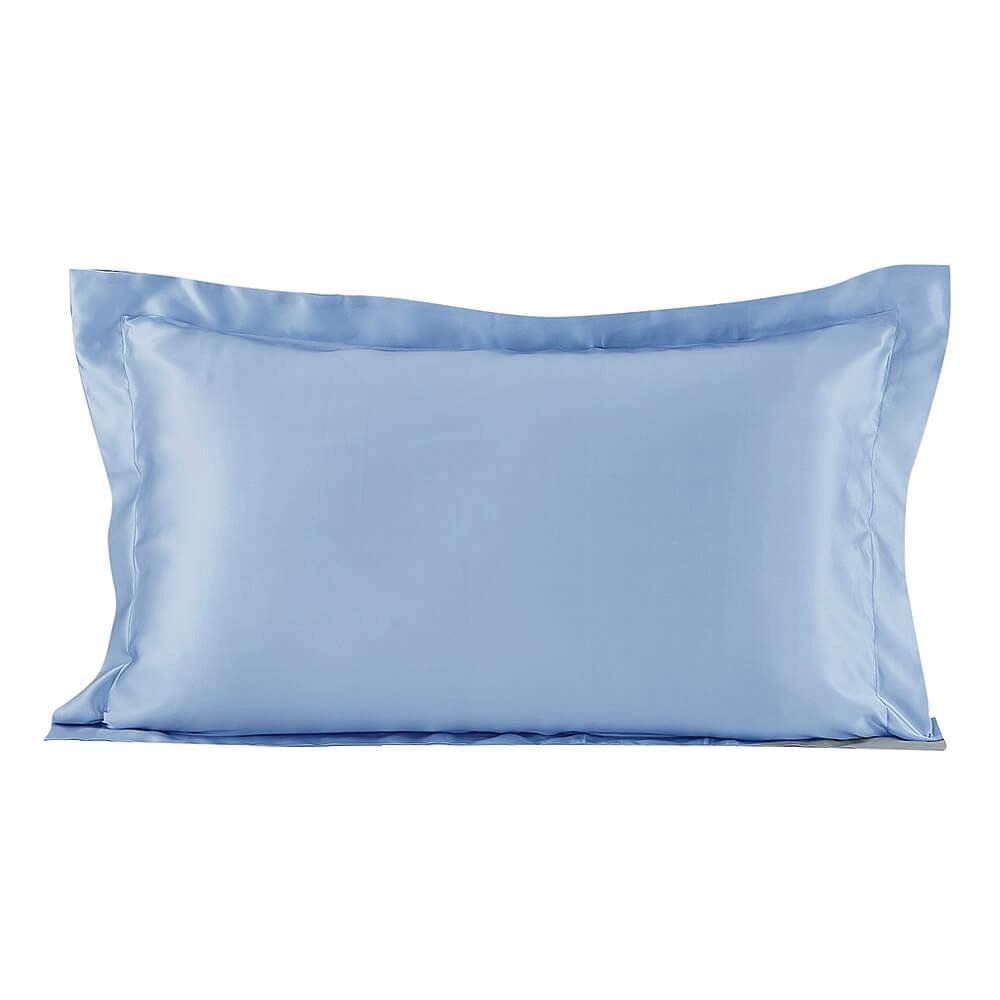 19/22Momme Oxford Envelope Silk Pillowcase Light Blue Standard (20" * 26")