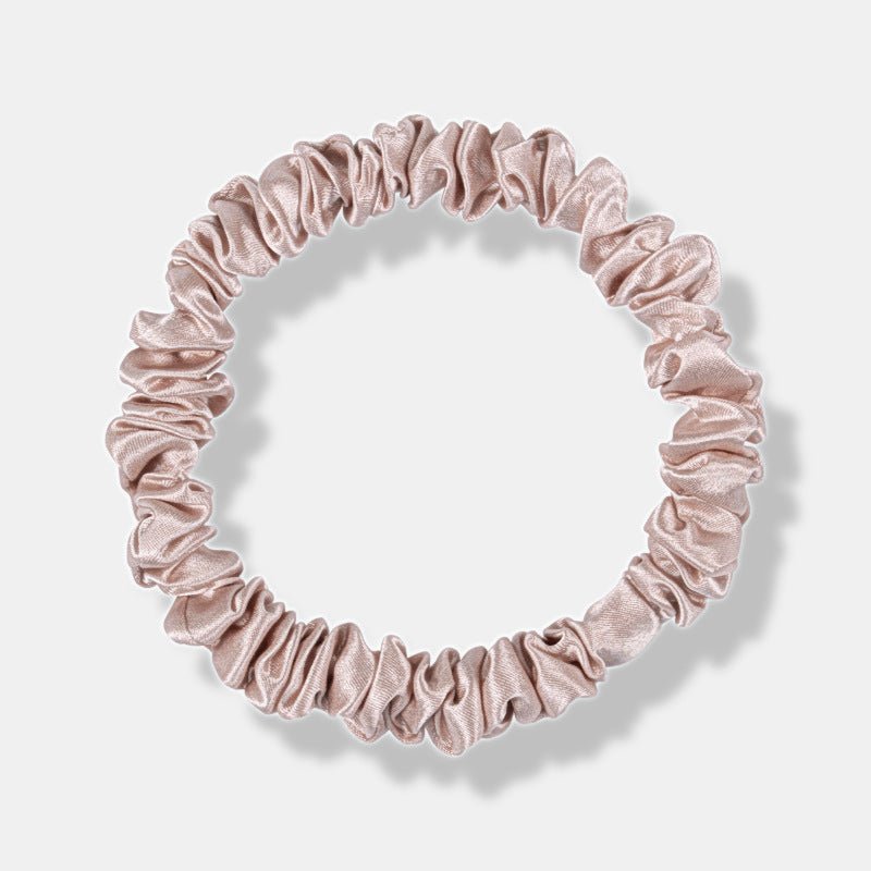 6 Pack Small Size Flower Silk Hair Scrunchies