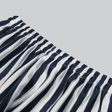 Boys and Girls Striped Silk Pajama Set Button - Down Kids Silk Pajamas Black XS