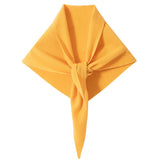 Cashmere Bandana Cashmere Triangle Scarf Cashmere Neck Tie Shawl Yellow M