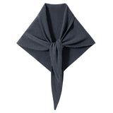 Cashmere Bandana Cashmere Triangle Scarf Cashmere Neck Tie Shawl Grey M