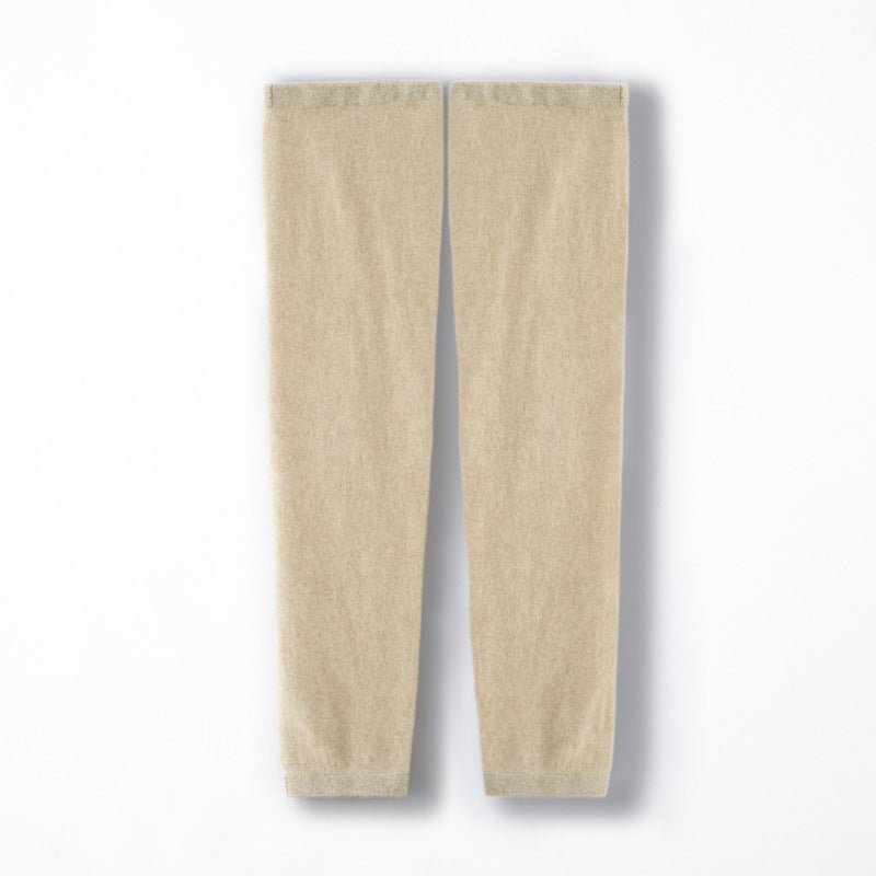 Thick Cashmere Knee Warmer Cashmere Knee Pads Beige M