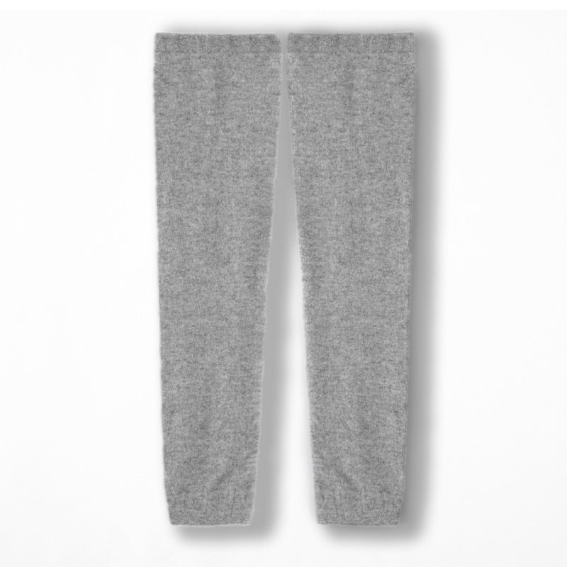 Thick Cashmere Knee Warmer Cashmere Knee Pads Light Gray M