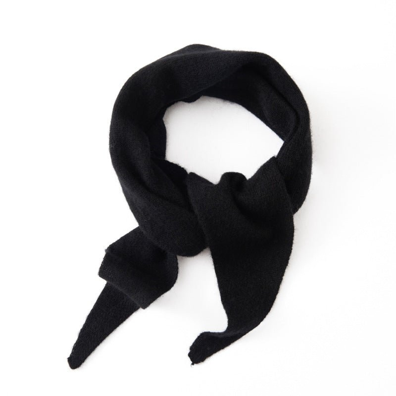 Cashmere Shawl Cashmere Triangle Scarf Cashmere Neckerchief Multi Colors Black M