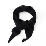Cashmere Shawl Cashmere Triangle Scarf Cashmere Neckerchief Multi Colors Black M
