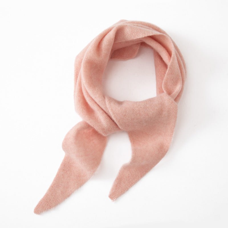 Cashmere Shawl Cashmere Triangle Scarf Cashmere Neckerchief Multi Colors Pink M